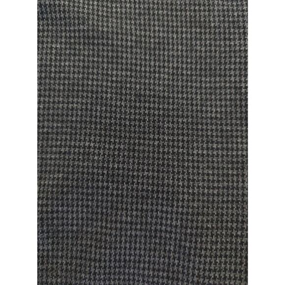 MAX STUDIO Boot Leg Pull 4 way Stretch Black Gray Houndstooth Pants Women Size S - Picture 3 of 6